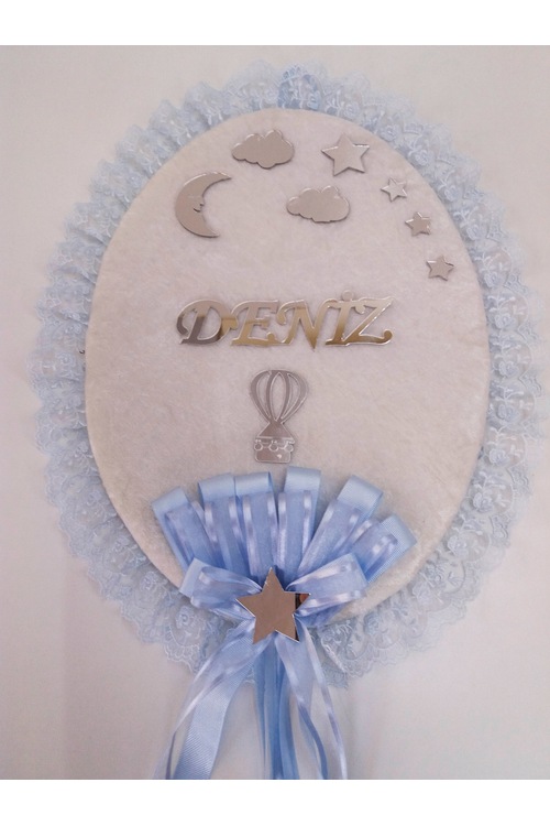 Erkek Bebek Pembe Kadife Kapı Süsü Fiyatları ve Özellikleri