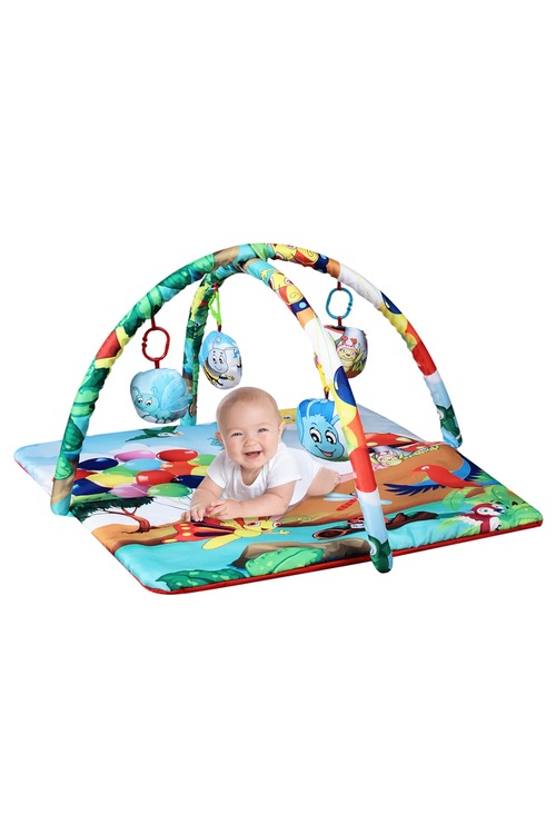 Baby Marine Oyuncaklı Oyun Halısı - Neşeli Hayvanlar