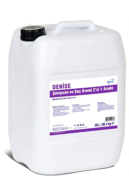 DENİSE ŞAMPUAN VE SAÇ KREMİ 2'si 1 Arada 5 LT