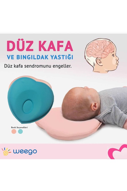 Weego Yenidoğan Düz Kafa Yastığı, Yenidoğan bebek yastığı Fiyatları ve