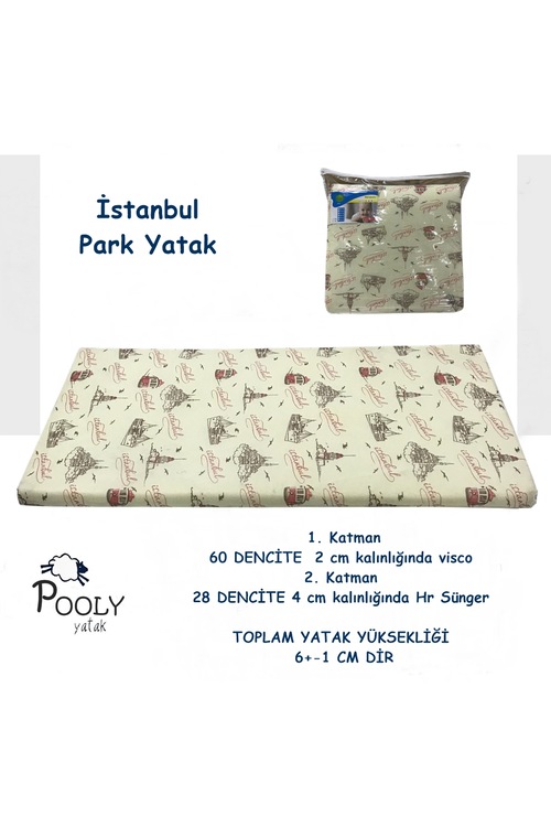 Pooly 60x12070x110 İstanbul Visco Oyun parkı yatağı Visco Yatak