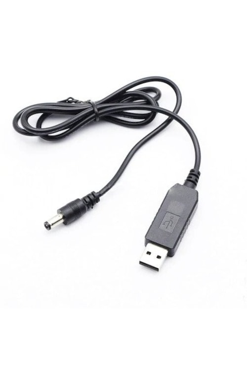 USB-Barrel Jack Voltaj Yükseltici (Giriş 5V, Çıkış 12V)