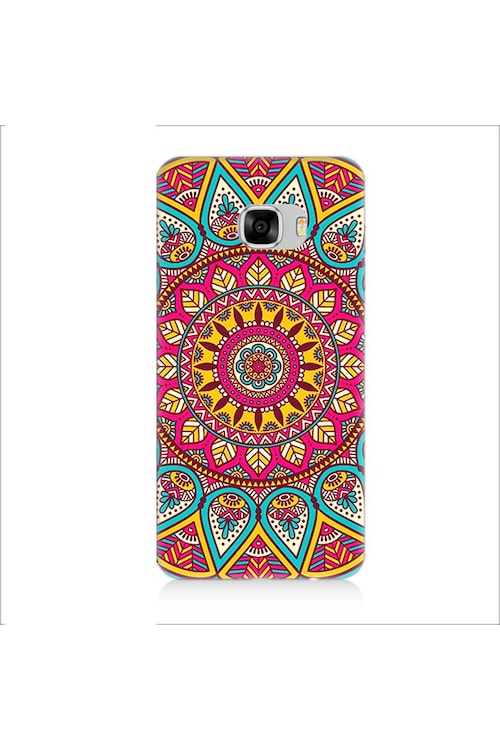 Samsung Galaxy C5 Silikon Kılıf Mandala