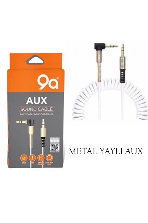 9A AUX SOUND ARAÇ AUX ÇEVİRİCİ KABLO HIZLI BAĞLANTI DESTEKLER