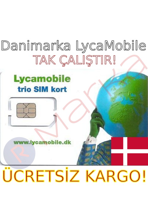 Danimarka LycaMobile Sim Kart