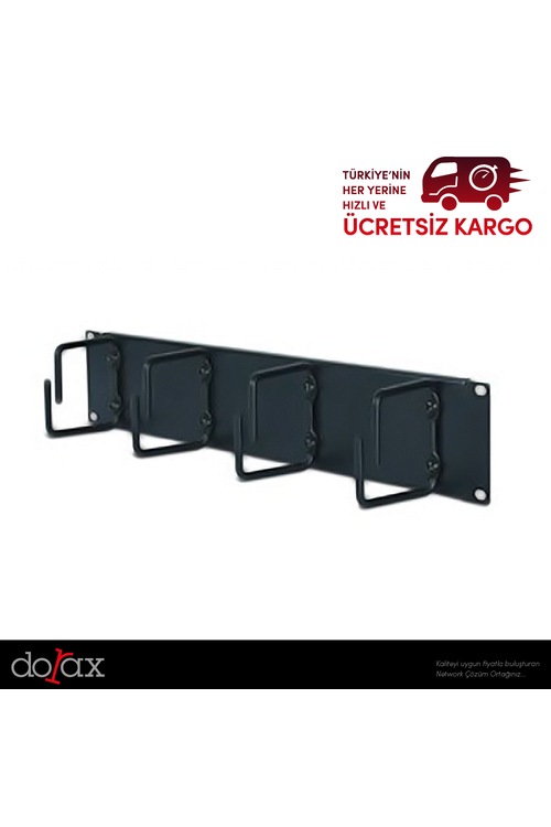 Dorax 2U Metal Organizer (Kabinet Kablo Düzenleyici)