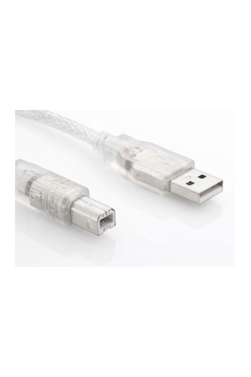 S-link SL-U2015 Usb2.0 1.5m Şeffaf Yazıcı Kablo