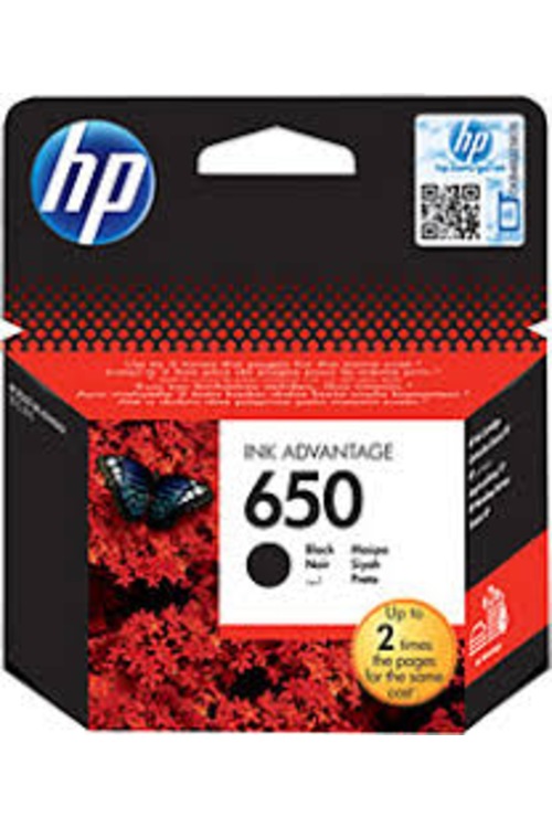 HP 650 Siyah Mürekkep Kartuşu (CZ101AE)