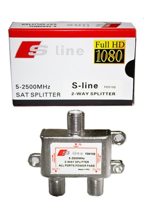 SLine 5-2500MHz 2li Uydu Dağıtıcı 1/2 Splitter