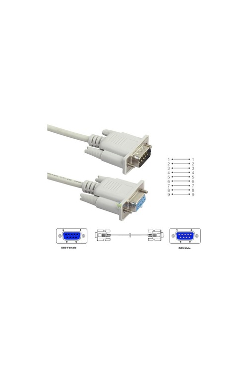 Rs232 Kablo ( Erkek - Dişi ), Rs 232 Kablo
