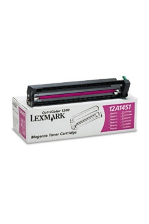 Lexmark 12A1451 Kırmızı Renkli Lazer Toner - 1200 / 1200M