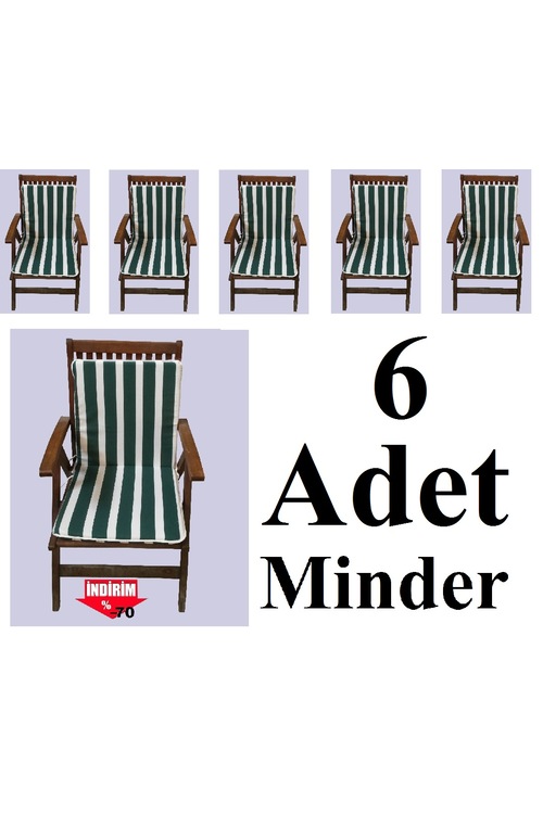 Sandalye Koltuk Minderi Yıkanabilir Minder 6 lı Fiyatları
