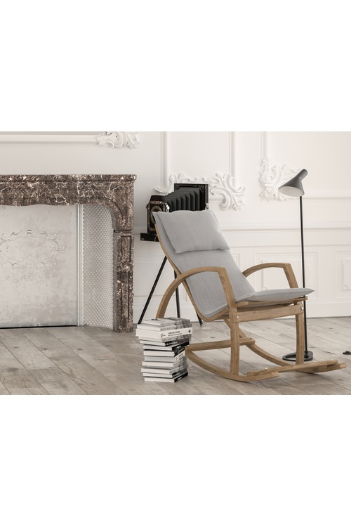 Mobildeco Vezir Ahşap Sallanan Sandalye Dinlenme Koltuğu