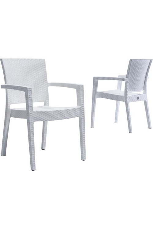 Novussi Paris Kolçaklı Rattan Efektli Sandalye4 ADET