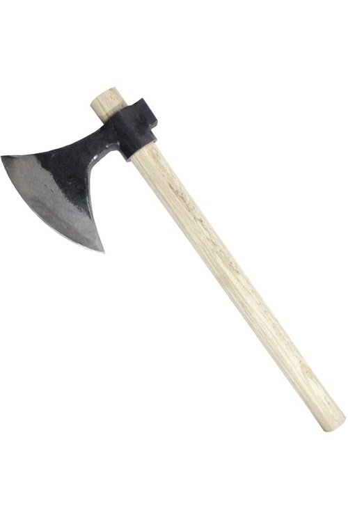 Ramazan Çelik Balta Dövme Çelik Ağaç Saplı 45cm