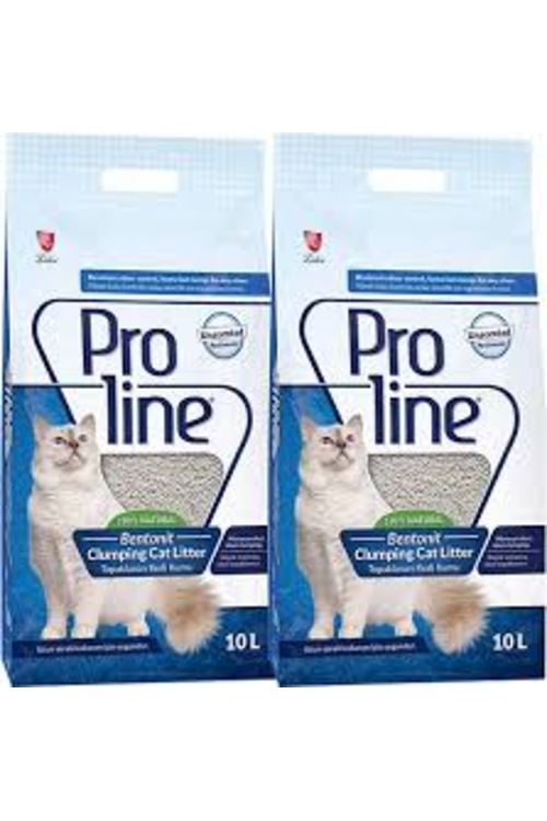 Proline Kedi Kumu Bentonit Topaklanan Kokusuz 10Lt*2 AdetKOLİLİ