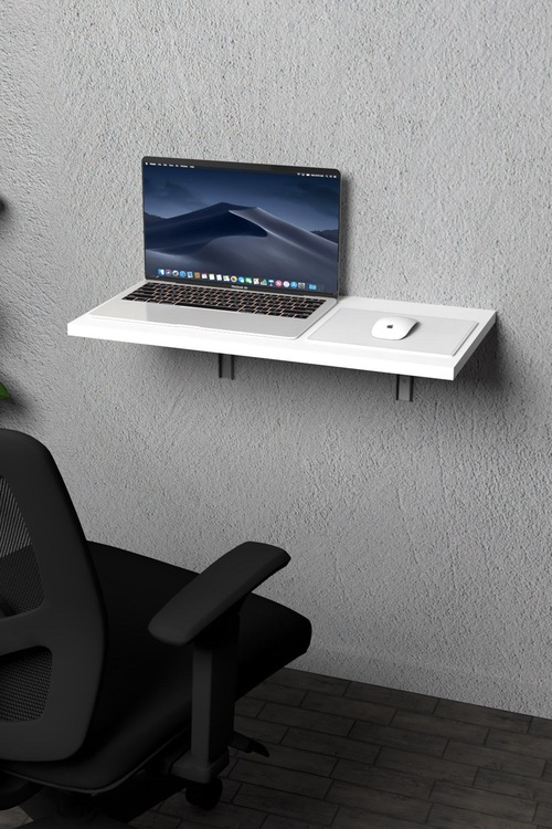 Açılır Kapanır Duvar Masa 60x30 cm Duvara Monte Kırma Masa Beyaz Açılır Kapanır Duvar Masa 60x30 cm Duvara Monte Kırma Masa Beyaz