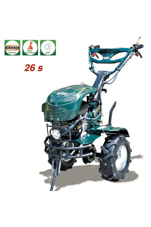 Kaan 26 S 7 Hp Çapa Makinesi + Tekerlek Takımı
