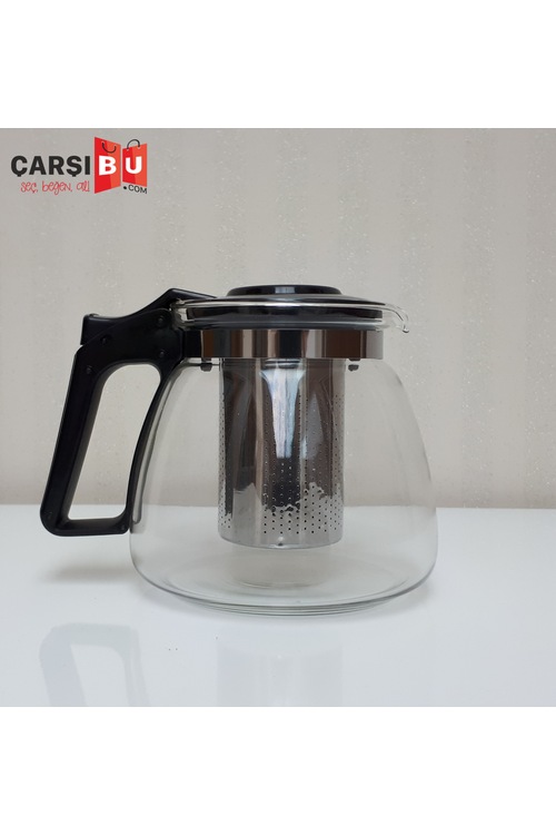Süzgeçli Cam Demlik 900 ml Kahve ve Bitki Çay Çaydanlık Fiyatları ve