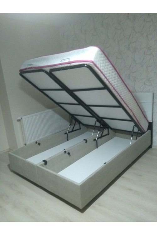 160*200 ÇELİK PROFİL BAZA, DERİ BAŞLIK, STANDART YATAK 160*200 ÇELİK PROFİL BAZA, DERİ BAŞLIK, STANDART YATAK