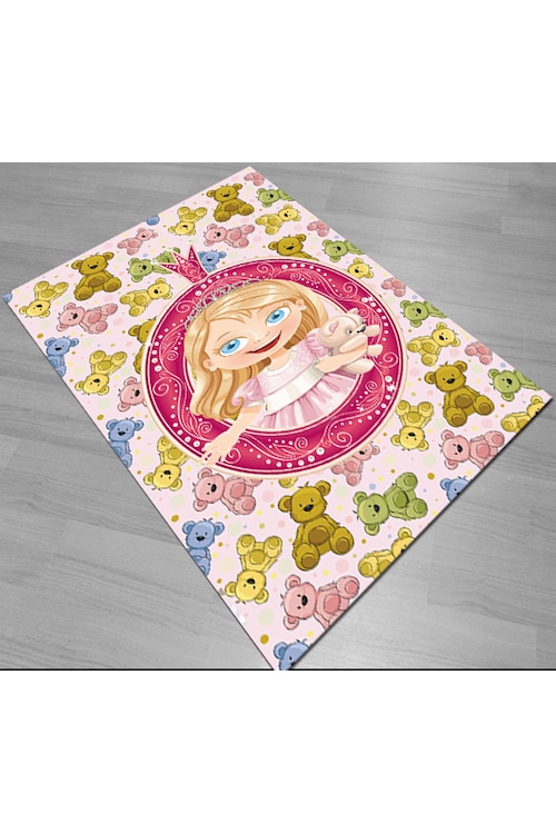 ELSE HALI Prenses Sevimli Ayıcıklı Çocuk Bebek Odası