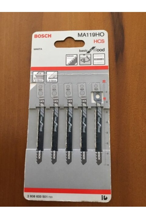 Bosch MA119HO Ahşap Dekupaj Testere Bıçağı ( 5 Adet )
