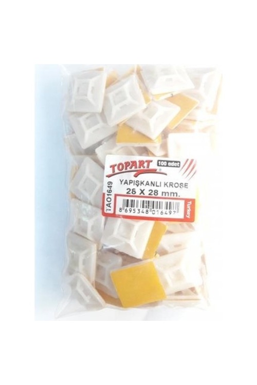 Topart 01649 28X28 Yapışkan Kroşe (100 Adet