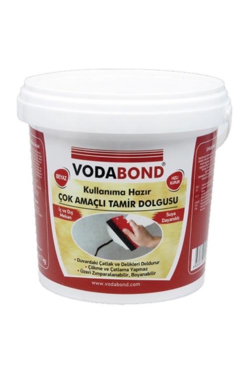 VODABOND DUVAR TAMİR DOLGUSU 1KG 780154 Fiyatları ve Özellikleri VODABOND DUVAR TAMİR DOLGUSU 1KG 780154 Fiyatları ve Özellikleri
