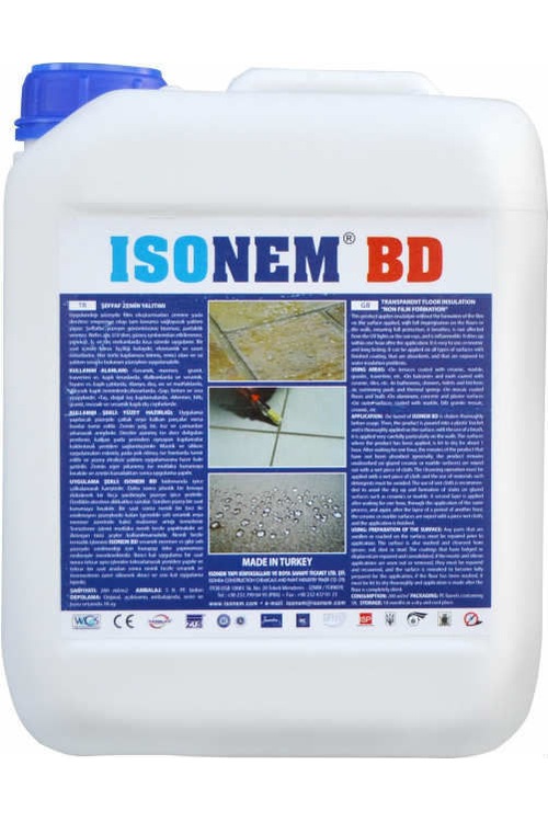 Isonem Bd Görünmez Şeffaf Zemin Yalıtımı 5 Lt