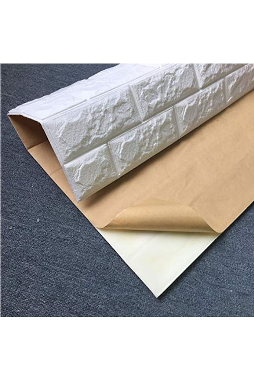 Kendinden Yapışkanlı 3D Esnek Sünger Tuğla Duvar Kağıdı Paneli