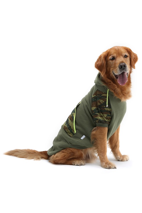 DOGİ &amp; DOG ASKERİ SWEAT BÜYÜK IRK KÖPEK KİYAFETİ KÖPEK ELBİSESİ