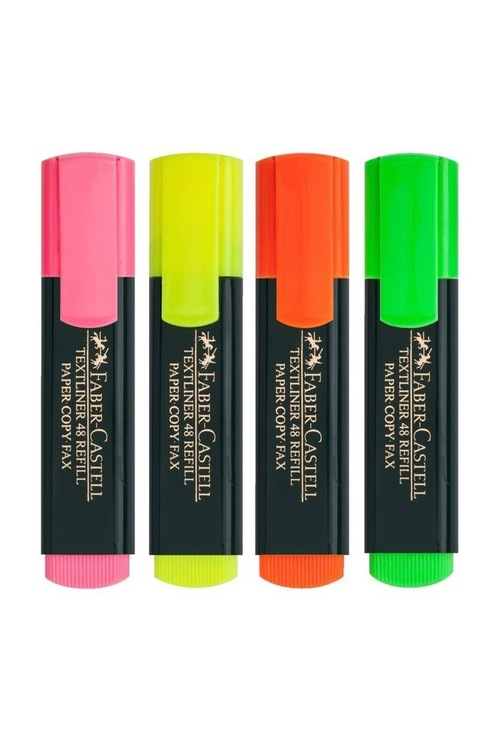 Faber-Castell Fosforlu Kalem Setii - 4 Renk