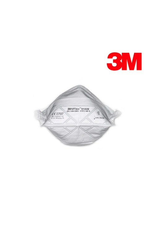 3M 9152 E FFP2 N95 VFLEX YÜKSEK KORUMA SOLUNUM MASKESİ - 10 ADET