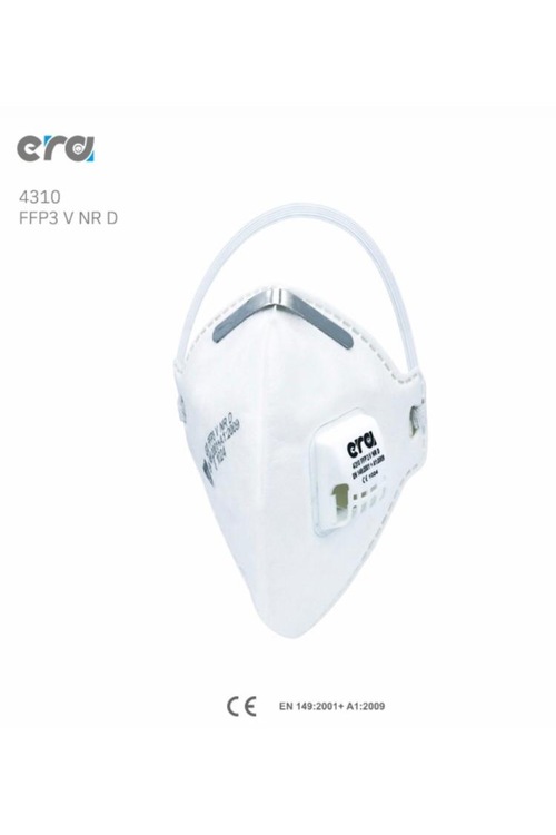 ERA 4310 FFP3 N95/N99 VENTİLLİ MASKE SOLUNUM KORUYUCU 10 Adet