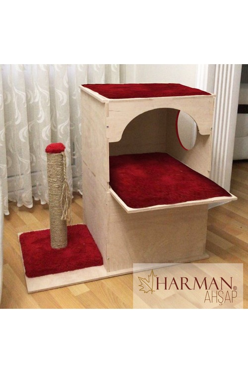 Kedi Evi Doğal Ahşap Fiyatları ve Özellikleri