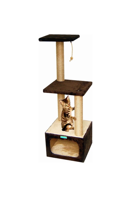 TR2111 Turkuaz pet DRACO 3 Katlı Kedi evi, Tırmalama tahtası Fiyatları