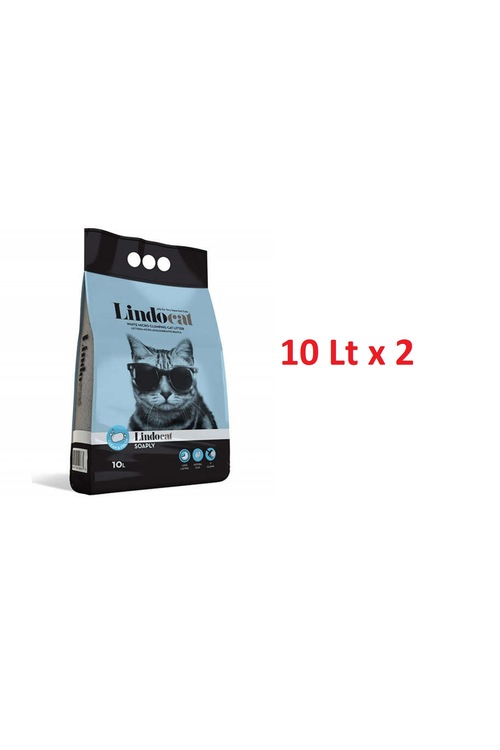 LindoCat Sabun Kokulu Topaklaşan İnce Kedi Kumu 20 LT Fiyatları ve