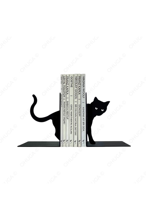 Metal Kitap Tutucu KEDİ