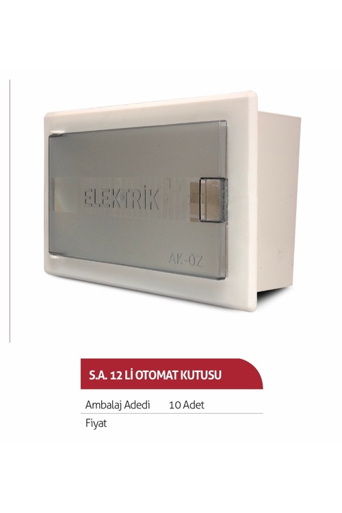 SIVA ALTI 12Lİ OTOMAT KUTUSU