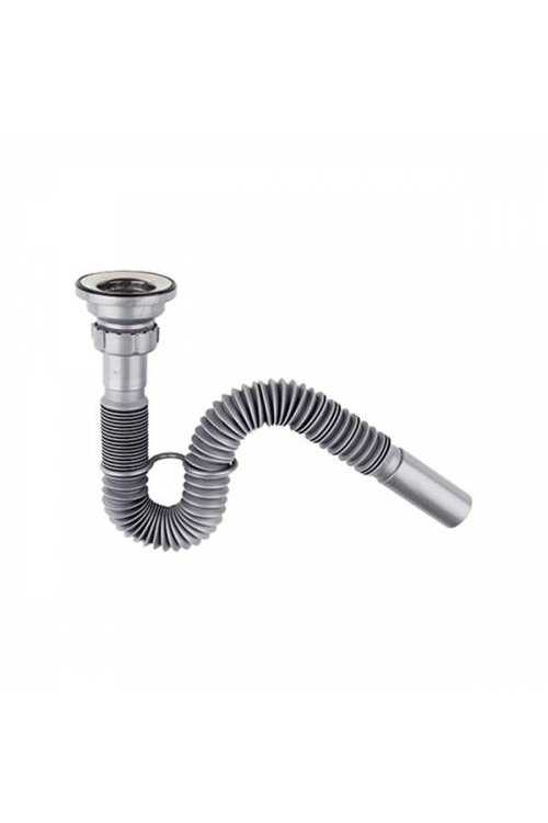 Paslanmaz Lavabo Lüx Evye Sifonu Lüx Körüklü Sifon 32 mm Donau