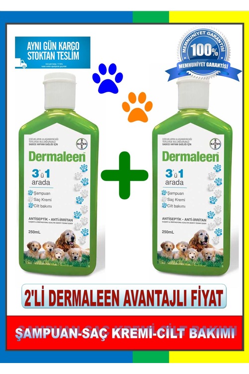 BAYER DERMALEEN ŞAMPUAN 2�Lİ PAKET Fiyatları ve Özellikleri