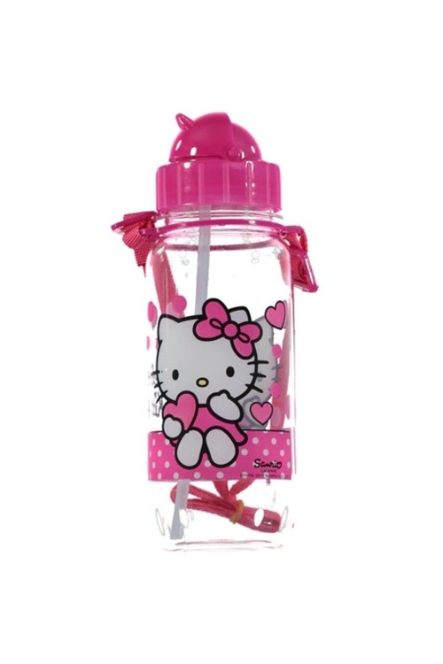 Hello Kitty Lisanslı Şeffaf Matara 500 ml