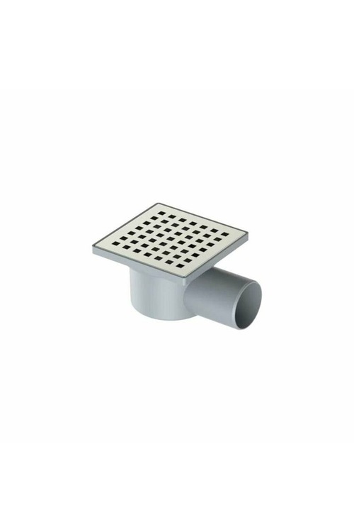 Tema 10X10 50 mm Kare Yandan Çıkışlı Yer Süzgeci 93210