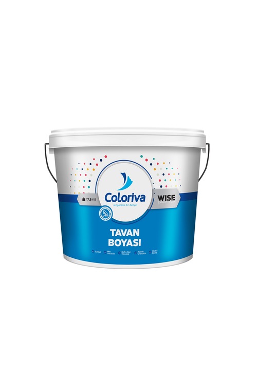 COLORİVA Tavan Boyası Mükemmel Beyazlık 3,5 KG 10 KG 17,5 KG