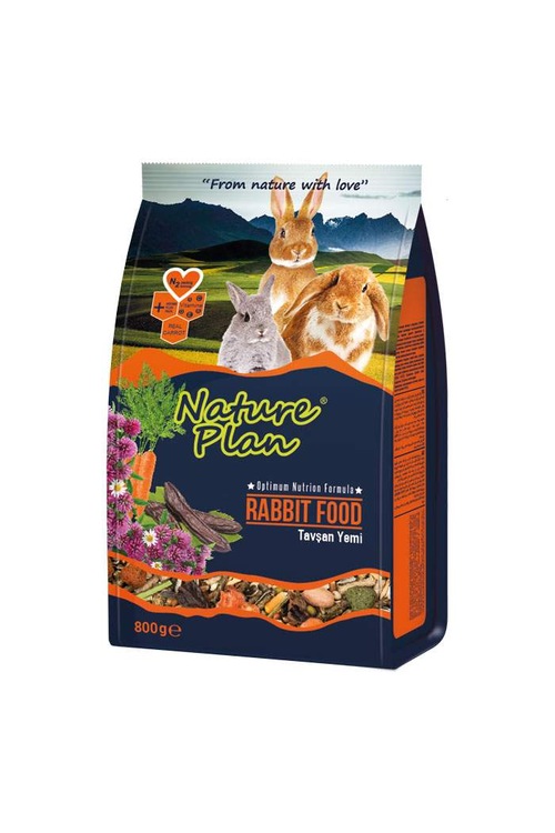 NATURE PLAN TAVŞAN YEMİ 800 GR x 5 ADET