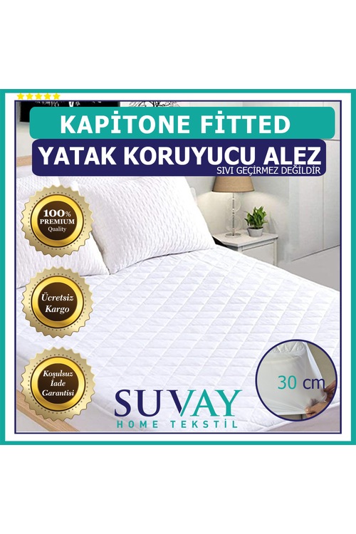SUVAY Kapitone Fitted Yatak Koruyucu Alez Pamuklu Yatak Alezi Fiyatları