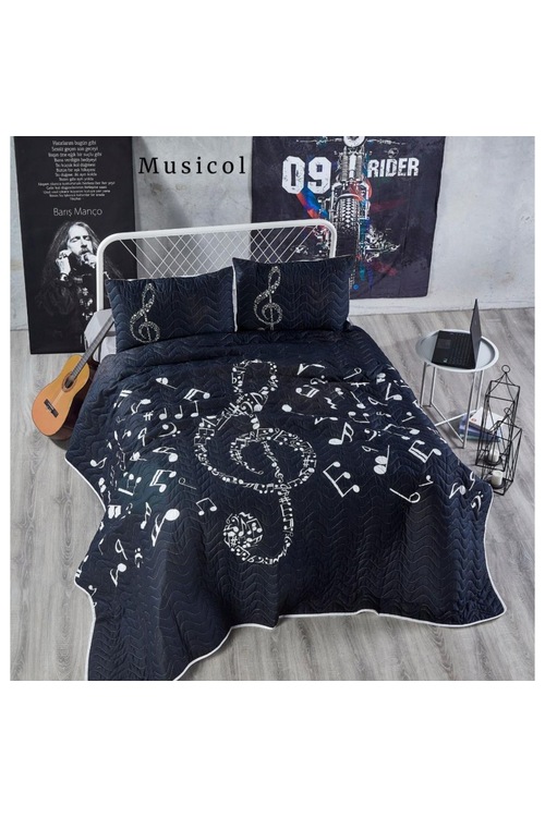 Club Cotton 3D Çift Kişilik Yatak Örtüsü Musicol Fiyatları ve Özellikleri