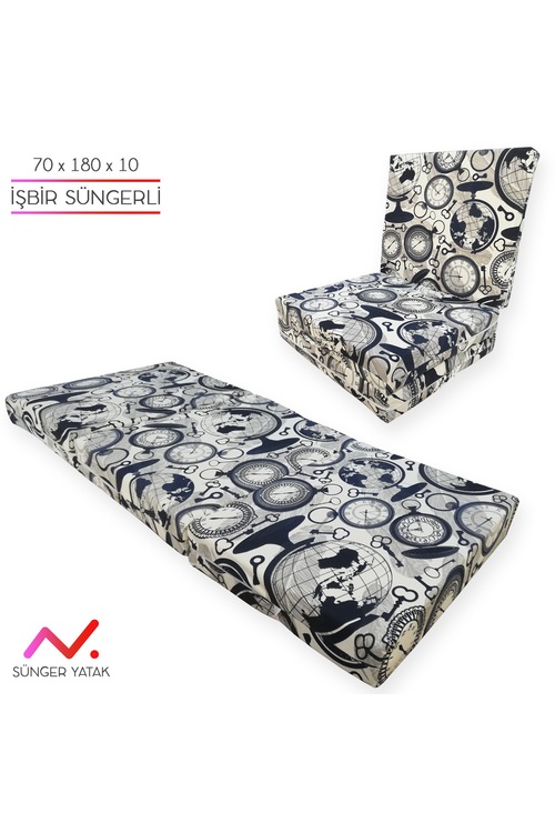 Katlanır Sünger Yatak Tek kişilik Misafir Yer Yatağı Katlanır Sünger Yatak Tek kişilik Misafir Yer Yatağı