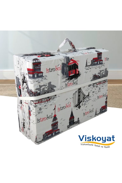 Katlanır Yatak Çanta Sünger Yatak Misafir Yatağı Yer Yatağı V531