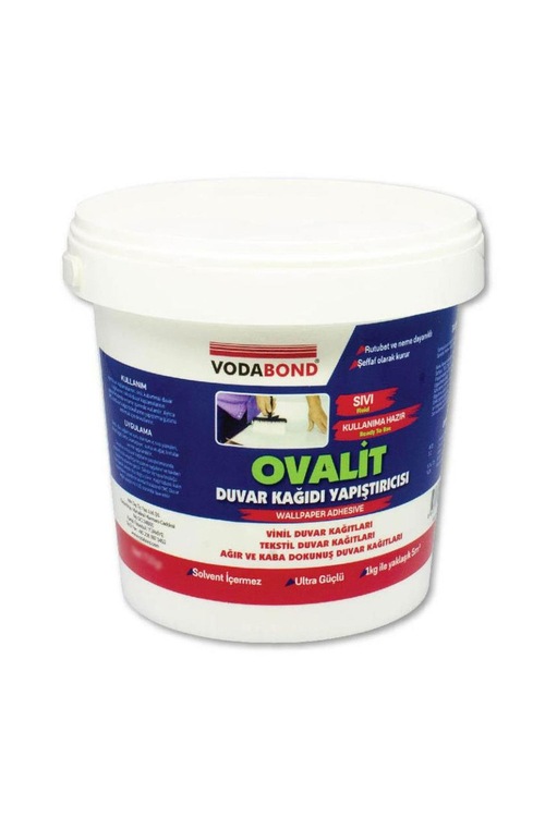 Hazır Ovalit Tekstil Vinil Duvar Kağıdı Tutkalı Yapıştırıcısı 750 Hazır Ovalit Tekstil Vinil Duvar Kağıdı Tutkalı Yapıştırıcısı 750